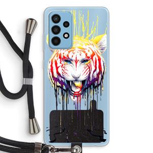 CaseCompany Fading: Samsung Galaxy A52 Transparant Hoesje met koord