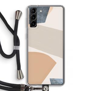 CaseCompany Formo: Samsung Galaxy S21 Plus Transparant Hoesje met koord