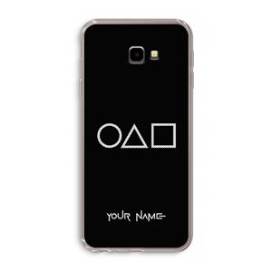 CaseCompany Squid Game: Samsung Galaxy J4 Plus Transparant Hoesje