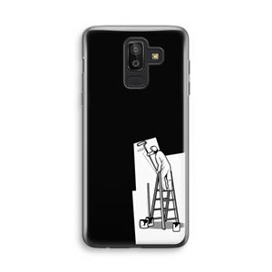 CaseCompany Musketon Painter: Samsung Galaxy J8 (2018) Transparant Hoesje