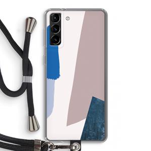 CaseCompany Lapis: Samsung Galaxy S21 Plus Transparant Hoesje met koord