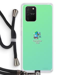 CaseCompany Win98: Samsung Galaxy S10 Lite Transparant Hoesje met koord