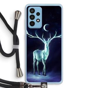 CaseCompany Nightbringer: Samsung Galaxy A52 Transparant Hoesje met koord