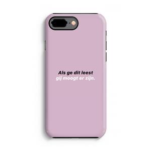 CaseCompany gij moogt er zijn: iPhone 7 Plus Tough Case