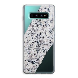 CaseCompany Gespikkelde marmer: Samsung Galaxy S10 Plus Transparant Hoesje