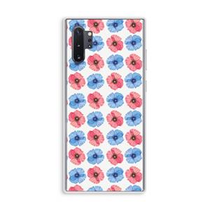 CaseCompany Klaproosjes: Samsung Galaxy Note 10 Plus Transparant Hoesje
