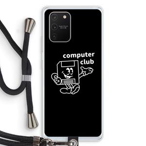 CaseCompany Floppyhead: Samsung Galaxy S10 Lite Transparant Hoesje met koord