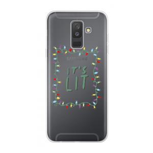 CaseCompany It's Lit: Samsung Galaxy A6 Plus (2018) Transparant Hoesje