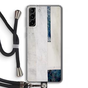 CaseCompany Meet you there: Samsung Galaxy S21 Plus Transparant Hoesje met koord