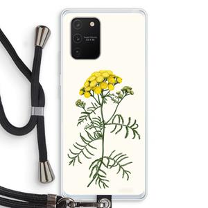 CaseCompany Tansy: Samsung Galaxy S10 Lite Transparant Hoesje met koord