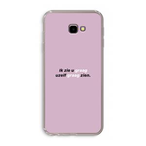 CaseCompany uzelf graag zien: Samsung Galaxy J4 Plus Transparant Hoesje