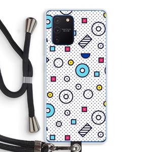 CaseCompany 8-bit N°9: Samsung Galaxy Note 10 Lite Transparant Hoesje met koord