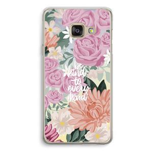CaseCompany Kindness matters: Samsung A3 (2017) Transparant Hoesje