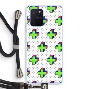 CaseCompany 8-bit N°10: Samsung Galaxy Note 10 Lite Transparant Hoesje met koord