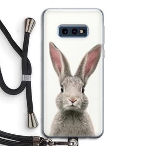 CaseCompany Daisy: Samsung Galaxy S10e Transparant Hoesje met koord