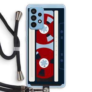 CaseCompany Here's your tape: Samsung Galaxy A52 Transparant Hoesje met koord