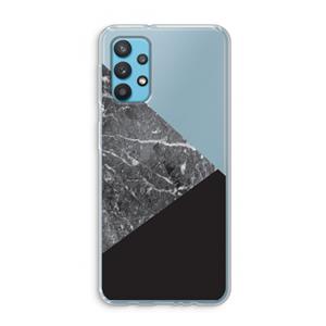 CaseCompany Combinatie marmer: Samsung Galaxy A32 4G Transparant Hoesje