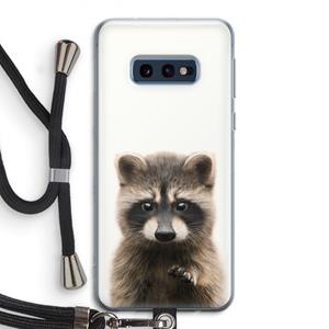 CaseCompany Rocco: Samsung Galaxy S10e Transparant Hoesje met koord
