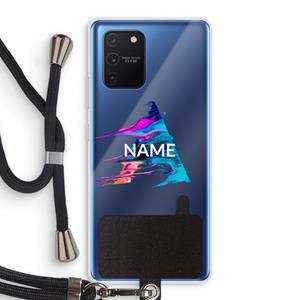 CaseCompany Abstract Spectrum: Samsung Galaxy Note 10 Lite Transparant Hoesje met koord