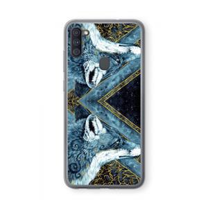 CaseCompany Golden Fox: Samsung Galaxy A11 Transparant Hoesje