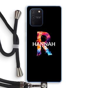 CaseCompany Abstract Spectrum: Samsung Galaxy Note 10 Lite Transparant Hoesje met koord