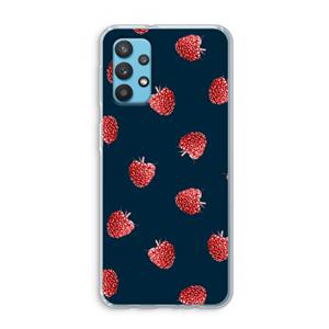 CaseCompany Framboosjes: Samsung Galaxy A32 4G Transparant Hoesje
