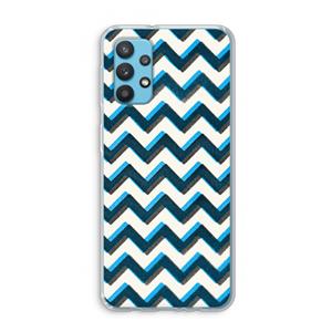 CaseCompany Onderbroken lijn: Samsung Galaxy A32 4G Transparant Hoesje