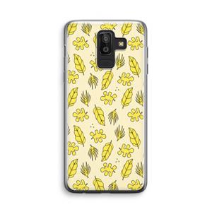 CaseCompany Herfst: Samsung Galaxy J8 (2018) Transparant Hoesje