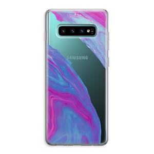 CaseCompany Zweverige regenboog: Samsung Galaxy S10 Plus Transparant Hoesje