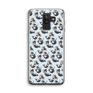 CaseCompany Zeemeermin: Samsung Galaxy J8 (2018) Transparant Hoesje