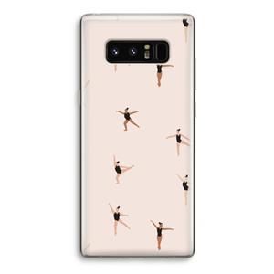 CaseCompany Dancing #1: Samsung Galaxy Note 8 Transparant Hoesje