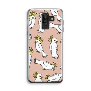 CaseCompany Papegaai: Samsung Galaxy J8 (2018) Transparant Hoesje
