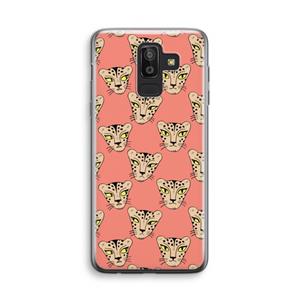 CaseCompany Tijger: Samsung Galaxy J8 (2018) Transparant Hoesje