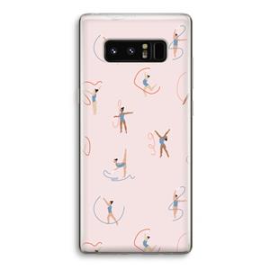 CaseCompany Dancing #3: Samsung Galaxy Note 8 Transparant Hoesje