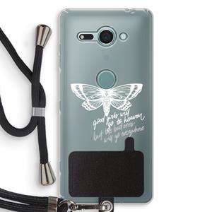 CaseCompany Good or bad: Sony Xperia XZ2 Compact Transparant Hoesje met koord