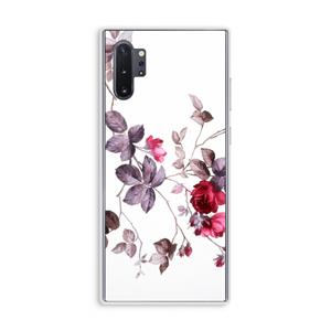 CaseCompany Mooie bloemen: Samsung Galaxy Note 10 Plus Transparant Hoesje