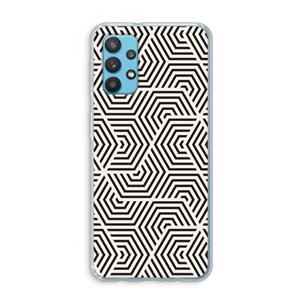 CaseCompany Magic pattern: Samsung Galaxy A32 4G Transparant Hoesje