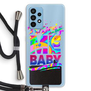 CaseCompany Touch Me: Samsung Galaxy A52 Transparant Hoesje met koord
