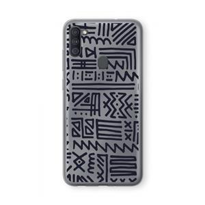 CaseCompany Marrakech print: Samsung Galaxy A11 Transparant Hoesje