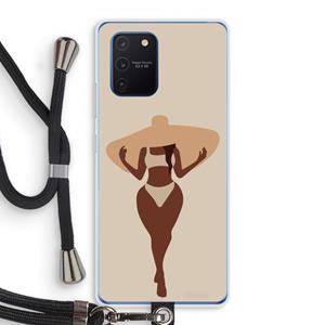 CaseCompany Let's get salty: Samsung Galaxy Note 10 Lite Transparant Hoesje met koord