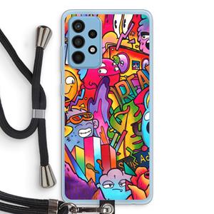 CaseCompany Dreams: Samsung Galaxy A52 Transparant Hoesje met koord