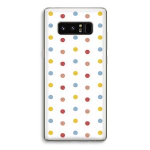 CaseCompany Bollen: Samsung Galaxy Note 8 Transparant Hoesje
