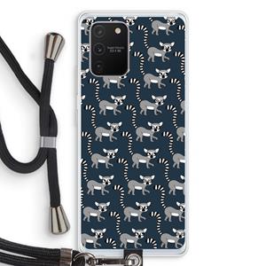 CaseCompany Makis: Samsung Galaxy S10 Lite Transparant Hoesje met koord