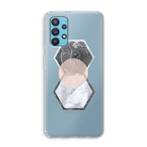 CaseCompany Creatieve toets: Samsung Galaxy A32 4G Transparant Hoesje