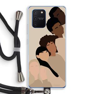 CaseCompany Sweet creatures: Samsung Galaxy Note 10 Lite Transparant Hoesje met koord