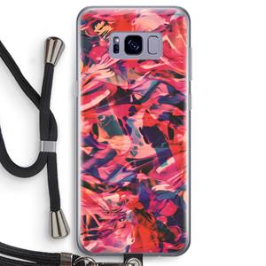 CaseCompany California: Samsung Galaxy S8 Transparant Hoesje met koord