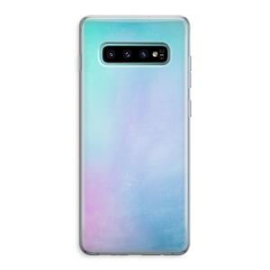 CaseCompany mist pastel: Samsung Galaxy S10 Plus Transparant Hoesje