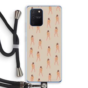 CaseCompany You're so golden: Samsung Galaxy Note 10 Lite Transparant Hoesje met koord