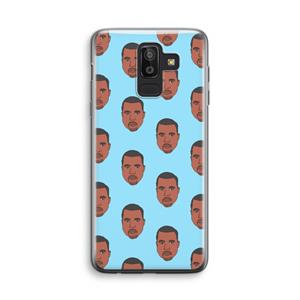 CaseCompany Kanye Call Me℃: Samsung Galaxy J8 (2018) Transparant Hoesje