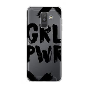 CaseCompany Girl Power #2: Samsung Galaxy A6 Plus (2018) Transparant Hoesje